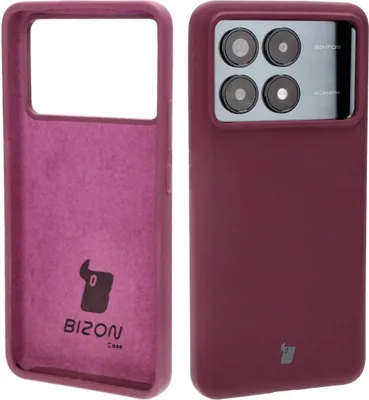 Produktbild von Bizon Soft Case für Xiaomi Poco F6 Pro, Dunkelviolett