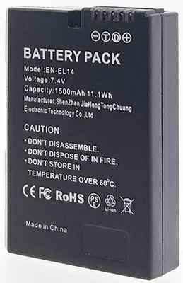 Produktbild von Batterie kompatibel mit NIKON EN-EL14 - Otech