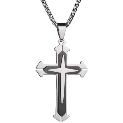 Obrázek produktu pro Náhrdelník JO-34099 Cross - Elegantní Pánský Šperk KP34099