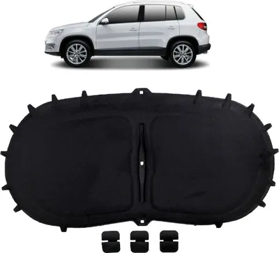 Produktbild von Dämmatte Motorhaube Motorhaubendämmung Motorraumdämmung+Montagekit passt für VW Tiguan 5N ab 2007-2018 OE: 5N0 863 831B