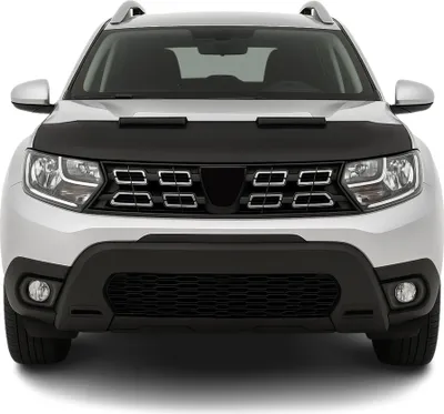 Image de Protège Capot pour Dacia Duster 2018-2024 Masque de voiture vinyle Noir
