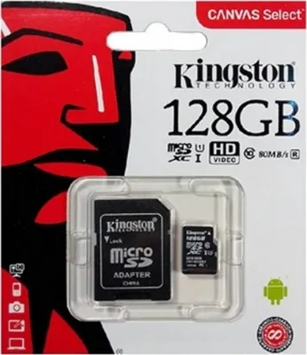 Produktbild von Mikro SD Speicherkarte mit Adapter Kingston SDCS2 100 MB/s exFAT