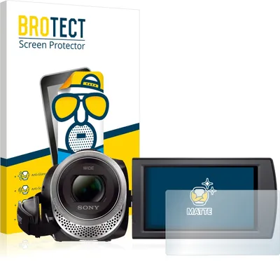 Produktbild von 2x BROTECT Schutzfolie für Sony FDR-AX53 Displayschutz Displayschutzfolie Folie Matt Entspiegelungsfolie