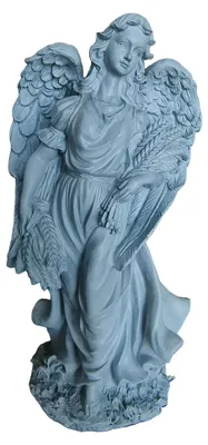 Produktbild von Grabenengel-Statue für Friedhof oder Garten, groß, wetterfest