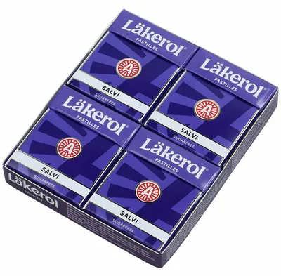 Produktbild von Läkerol Salvi sugarfree 4x25g