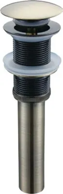 A pop-up drain assembly for a sink.