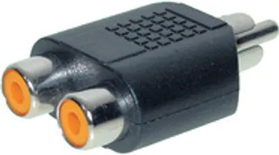 Produktbild von Audio Adapter 2 X Cinch Buchse / 1 X Cinch Stecker, Good Connections®