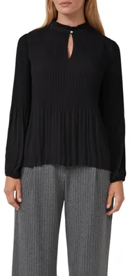 Produktbild von s.Oliver 2158936.9999.44, Bluse, Erwachsener, Weiblich, Schwarz, Langärmlig, Regular fit