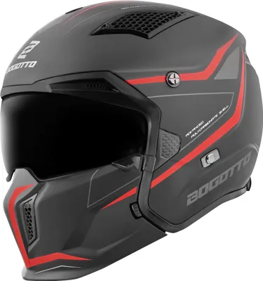 Immagine prodotto di Casco Bogotto Radic WN-ST 22.06, rosso/nero, S