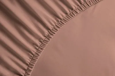 Produktbild von Percale Spannbettlaken 140x200+40 cm. Canyon Rose