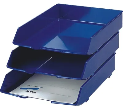 Image de HAN 1028-14 Corbeille à courrier WAVE EXCLUSIV, DIN A4/C4, bleu