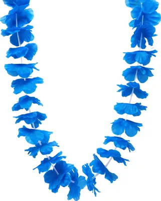 Produktbild von Blumen Kette Hawaii Accessoire blau - Einheitsgröße