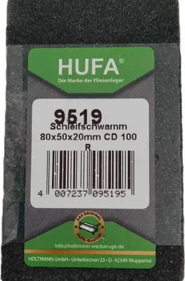 Produktbild von Hufa Fliesen Gummischleifer 80 x 50 x 20mm