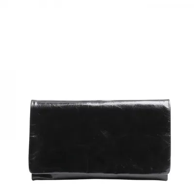Produktbild von Abro Damen-Clutch Athene in Schwarz mit Gold-Details