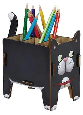 Immagine prodotto di Gatto Werkhaus a quattro zampe con scatola portamatite