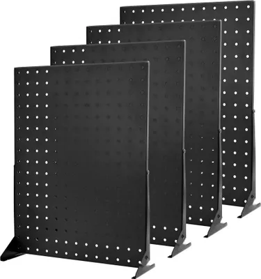 Image de 4x panneau enfichable Présentoir noir 440x330x114mm - Présentoir pour exposition