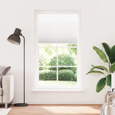 Zdjęcie produktu dla vidaXL Roleta plisowana biała 110x200 cm szerokość tkaniny 109,4 cm poliester