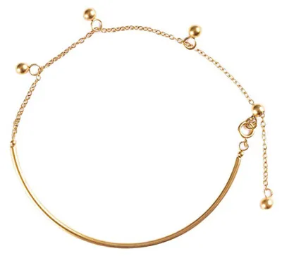 Image de Bracelet moderne plaqué or pour femme EWB250228G