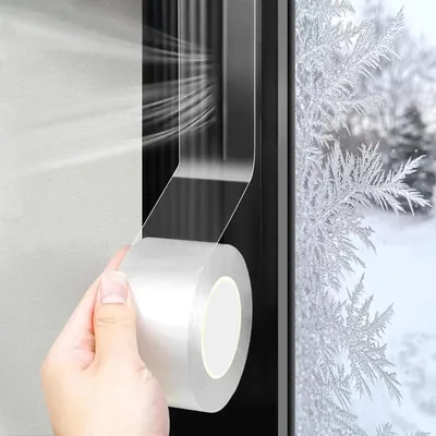 Produktbild von Dichtungsband für Türen und Fenster - Selbstklebende Dichtungsstreifen - Transparent Wasserdicht - 3cmx10m