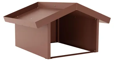 Immagine prodotto di hiyard garage per tosaerba robot ad angolo / Garage per tosaerba robot resistente alle intemperie e tettoia per tosaerba robot / beige perla e marrone ruggine / Lunghezza 777 mm - Larghezza 890 mm - Altezza 510 mm