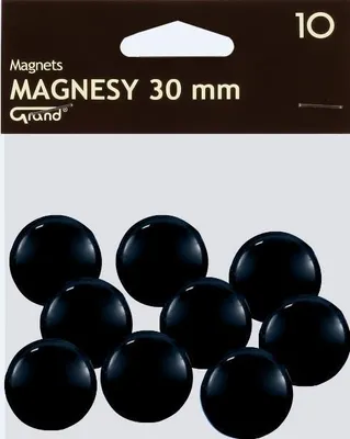 Produktbild von Magnes 30 mm czarny (10 szt)
