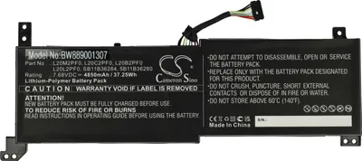 Produktbild von vhbw Akku Ersatz für Lenovo L20M2PF0, SB11B36284 für Notebook (4850 mAh, 7,68 V, Li-Polymer)