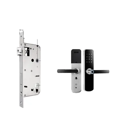 Produktbild von Elektronisches Schloss, Biometrischer Zugang, Bluetooth-Steuerung, silber 6085