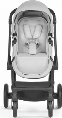 Produktbild von Cybex Eos Basic 3-in-1 Kinderwagen Schwarz + Adapter + Aton B2 I-Size Autositz Lava Grau
