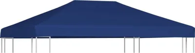 Image de Toit de pavillon 310 g/m² 4x3 m bleu