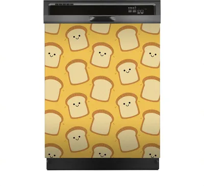 Produktbild von Aufkleber sticker 60x70 cm Dekorative folie Spülmaschine - Scheibe Brot