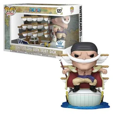 Image de Funko Pop! Rides : One Piece - Barbe Blanche avec Moby Dick n° 127, exclusivité Funko