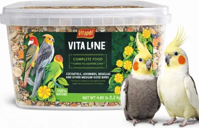 Zdjęcie produktu dla Vitapol Vitaline - pokarm dla nimf i innych średnich papug 2,2 kg