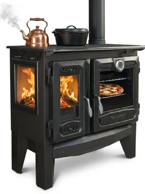 Produktbild von Panorama-Holzherd Modell 216-3D mit 8,97 kW - Bauart 1