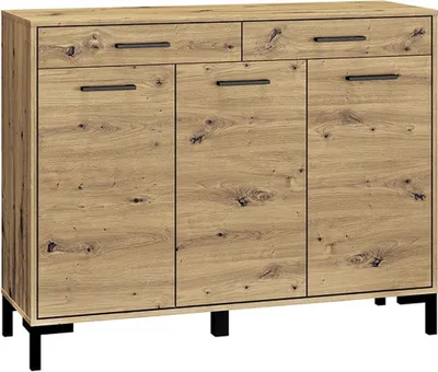 Produktbild von Große Kommode BEDA – Eiche Artisan