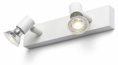 Zdjęcie produktu dla Kinkiet TRICA II biały 230V GU10 2x25W