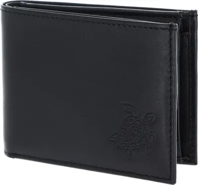 Produktbild von oxmox Leder Geldbörse Leather RFID Protect Pocketbörse Turtle 2.0 Embossed Black schwarz
