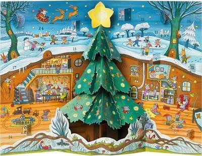 Produktbild von Weihnachten bei Familie Maus Pop-up-Adventskalender