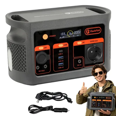 Immagine prodotto di Centralina portatile, batteria da 179,2 Wh, più porte di uscita, centralina da 179,2 Wh