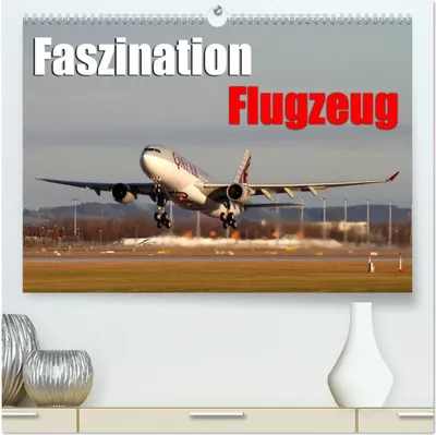 Produktbild von Faszination Flugzeug (hochwertiger Premium Wandkalender 2026 DIN A2 quer), Kunstdruck in Hochglanz
