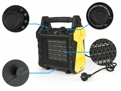 Obrázok produktu pre Keramický elektrický ohrievač 2kW 230V 40312