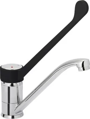 Produktbild von Saro Einloch-Mischbatterie mit langem Schwenkhebel Modell Isabella
