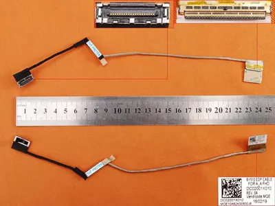 Image de Câble d'écran Interface carte mère 20 broches compatible avec P/N : DC02001X010