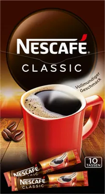Obrázek produktu pro Nescafe Classic instantní rozpustná káva v balení 10 x 2g