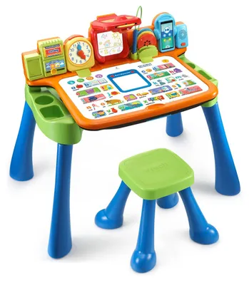 Image de VTech Mijn Magisch Bureau 5 en 1, 3 an(s), Fonction vocale, Piles nécessaires, AA, Synthétique, Multicolore