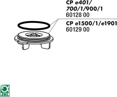 Produktbild von JBL CP e15/1900/1  Abdeckung Rotor+Dichtung