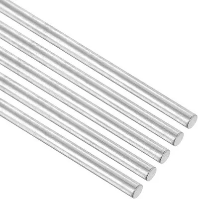Productafbeelding van Ronde staven van roestvrij staal, 3 mm x 160 mm - V2A staal - Geschikt voor doe-het-zelf projecten, modelbouw, vliegtuigen.