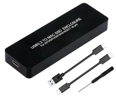 Obrázek produktu pro SSD konvertorové pouzdro - USB 3.0 - Pro Mac - 16+12 pin - Přenosné HDD pouzdro