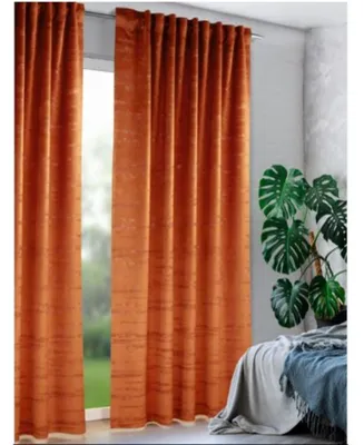 Produktbild von Fertigschal verdeckte Schlaufen "Radiant" von Albani: 280x135cm / Orange Größe (HxB): 280x135cm Farbe: Orange