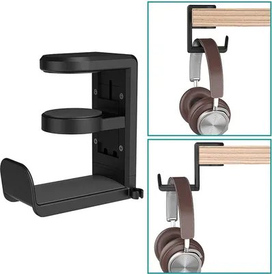 Produktbild von Gaming Headset Kopfhörer Haken Halter Kopfhörerständer bis 1,65 Zoll