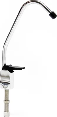 Produktbild von Naturewater 6,35 mm (1/4") Wasserhahn Tipper D-01, Wasserhahn Armatur für Umkehrosmose und Wasserfilteranlagen, Küchenarmatur 360° schwenkbar